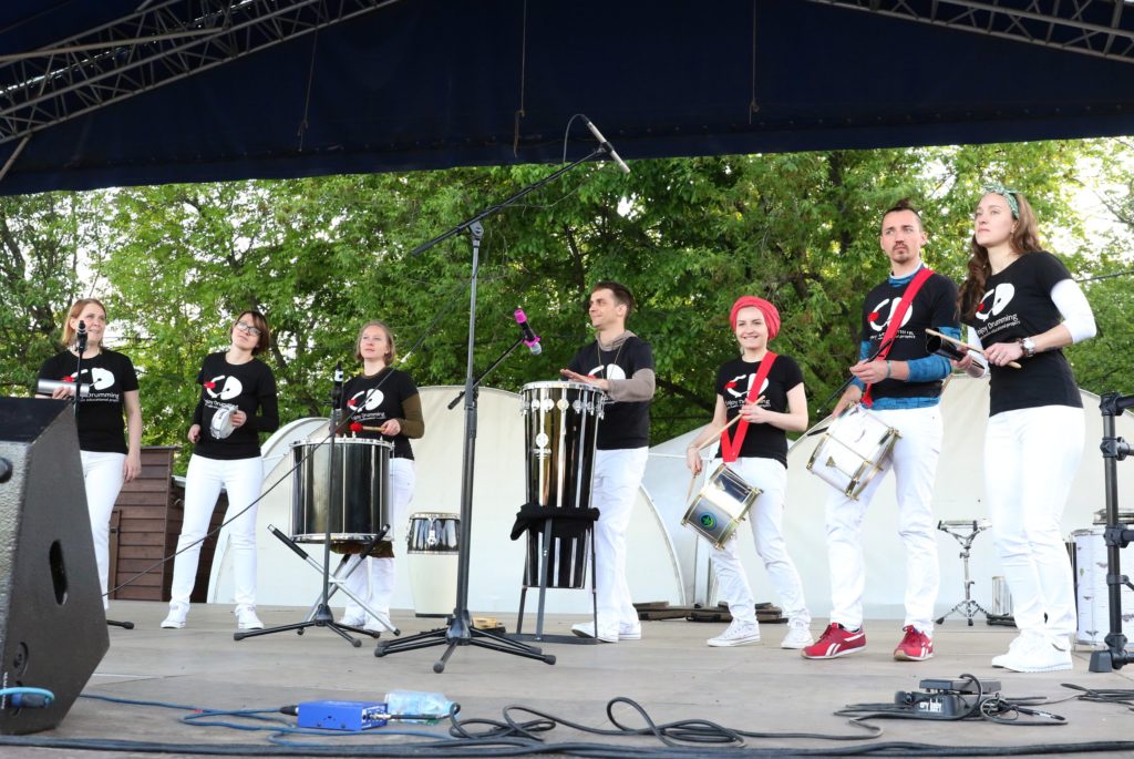 Enjoy Drumming. Московский самба фестиваль 2018. Фото: Юрий Бомштейн